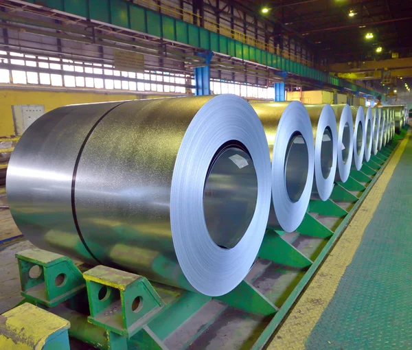 Rolls of steel sheet — Stock Photo, Image