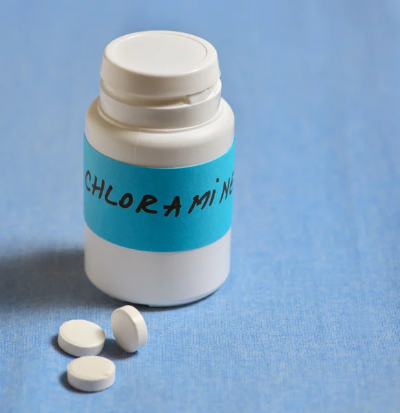 Chloramin tabletki — Zdjęcie stockowe