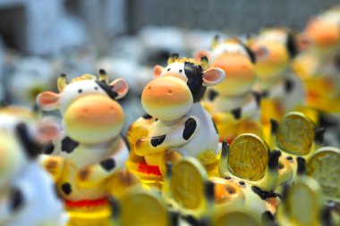 Oyuncak boğa. 2021 'in sembolü..