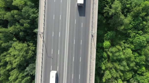 Puente Transporte Tráfico Puente Puente Imágenes Fullhd Alta Calidad — Vídeo de stock