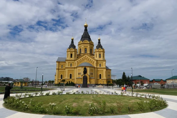 Nizhny Novgorod Rússia Seta 2021 Templo Alexander Nevsky Catedral Santo — Fotografia de Stock