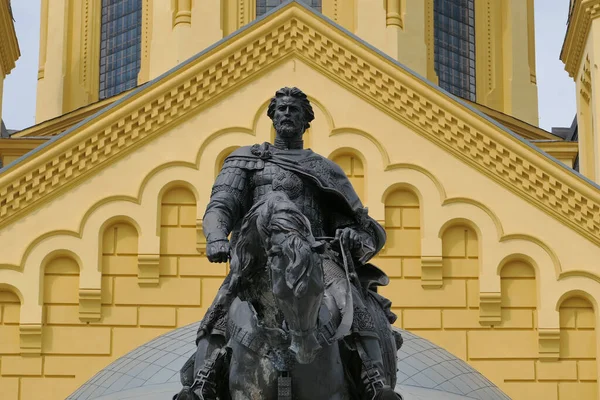 Nizhny Novgorod Russia Arrow 2021 Monument Grand Duke Alexander Nevsky — Stock Photo, Image