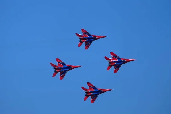 Nizhny Novgorod Rusya 2021 Air Show Aerobatik Takım Swift Gösteri — Stok fotoğraf