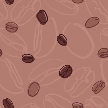 Kusursuz kahve tohumu dokusu