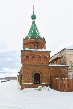 Manastır tuğla Kulesi.