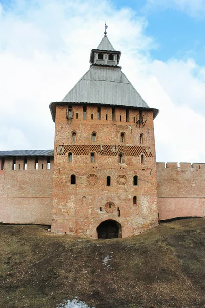 Fachada da Torre de Spasskaya . — Fotografia de Stock