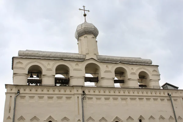 La parte superior del campanario de la Catedral de Santa Sofía . — Foto de Stock