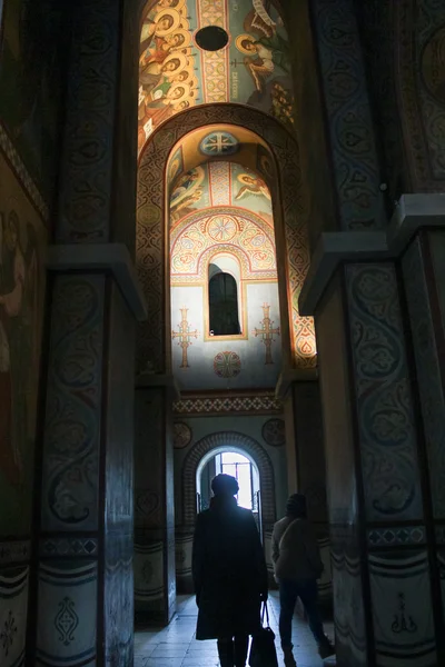 Geschilderde bogen van St. Sophia Cathedral. — Stockfoto