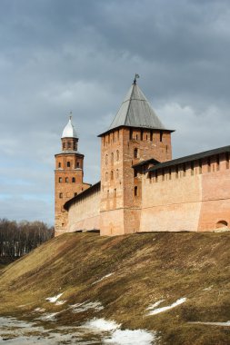 novgorod Kremlin'in Kulesi.