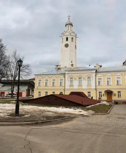 The bell tower of the church of St. Sergius of Radonezh. — Stock Photo, Image