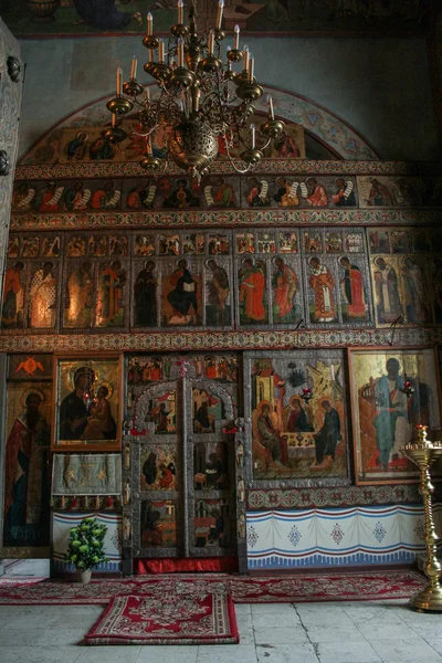Pequena iconostase da Catedral de Santa Sofia . — Fotografia de Stock