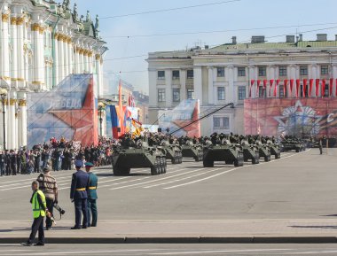 Zırhlı Piyade Tümeni standları.