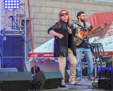 Blues şarkıcısı müzisyen yaşlı.