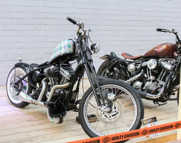 Exkluzivní kolo na výstavě Harley Davidson. — Stock fotografie