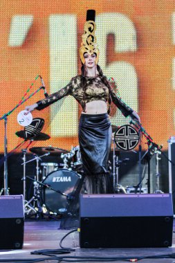 Sahne Alanı'nda model.