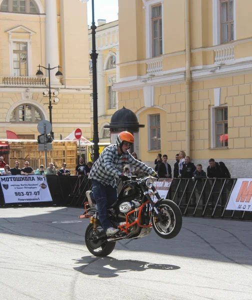 Zacznij od biker miejsce. — Zdjęcie stockowe