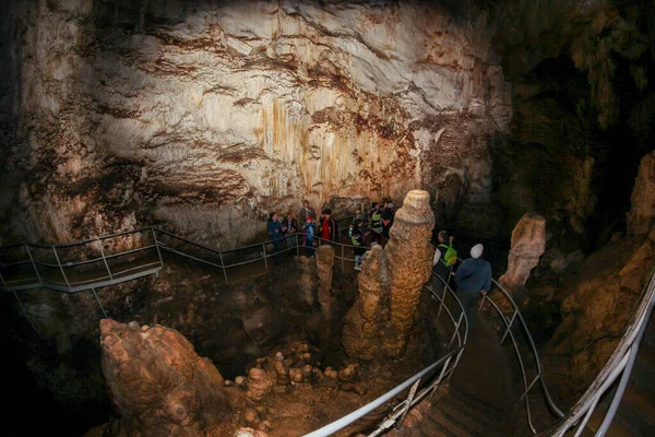 Chatyr Dag Crimea Septiembre 2020 Visita Cueva Del Mamut Cordillera — Foto de Stock