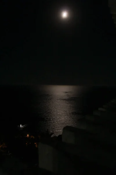 Noite Sul Hotel Perto Mar — Fotografia de Stock