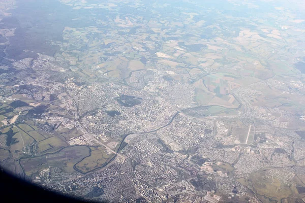 Voo Avião Voo São Petersburgo Simferopol — Fotografia de Stock