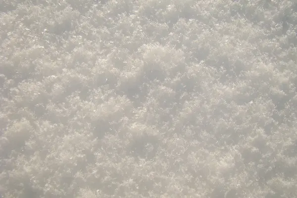 Losse witte glanzende sneeuw — Stockfoto