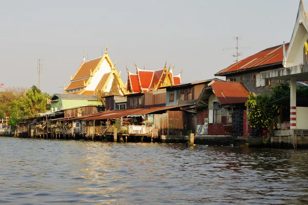 Different roofs on the houses — Stock Photo, Image