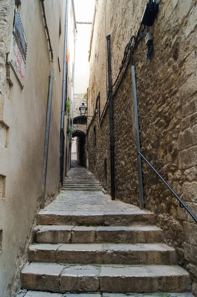 Steps and a lantern — Stock Photo, Image