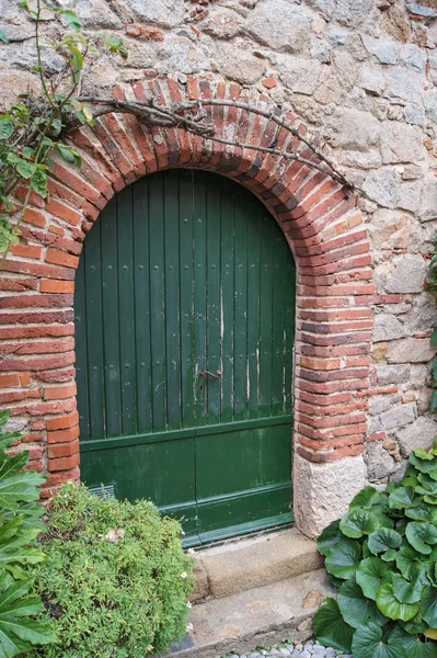 Arco de madeira verde — Fotografia de Stock