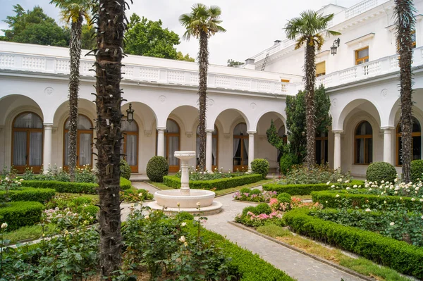 Jardín con palmeras — Foto de Stock