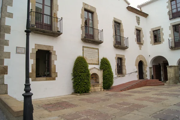 Spansk stil hus — Stockfoto