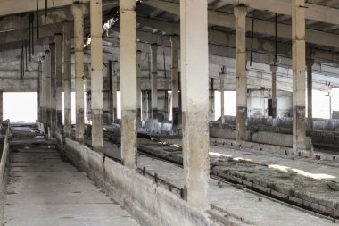 Terk edilmiş oda çiftlik.