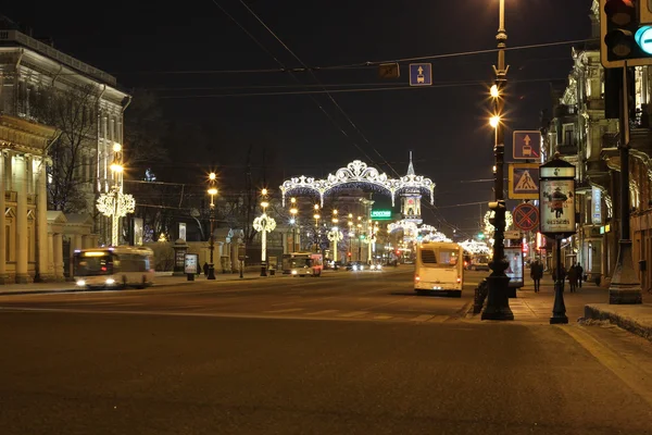 Nuit Nevsky Prospekt . — Photo