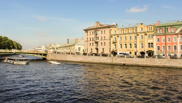 Olsuf 'ev dom na nabrzeżu Fontanka. — Zdjęcie stockowe