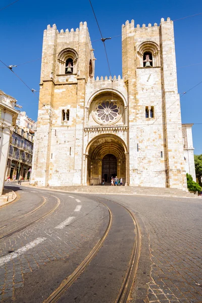 A Catedral de Lisboa em Portugal — Fotografia de Stock