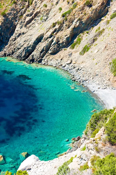 Punta Nera Beach Italy Located Western Side Elba Coast Away — Stock Photo, Image