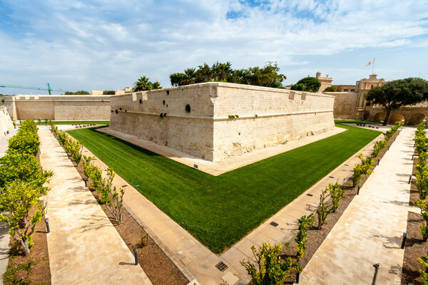 Wall in Mdina, the old capital of Malta