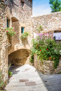 Campiglia Marittima Toskana İtalya'nın (yerleşim yeri) olduğunu