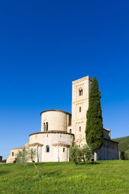 Sant Antimo Abbey Crete Senesi, İtalya