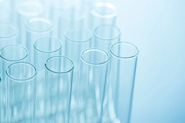 Science laboratory test tubes — Stock Photo, Image