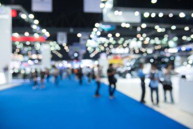 arka plan için insanlarla soyut bulanık olay