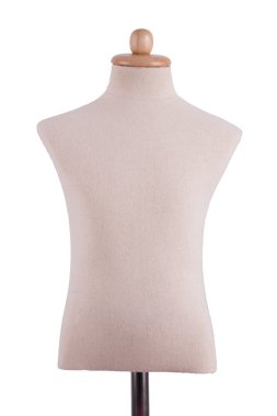 Manken beyaz arkaplanda izole edildi