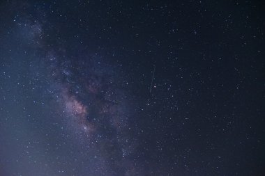 Samanyolu, uzun pozlama fotoğraf