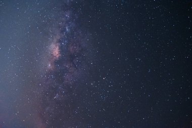 Samanyolu, uzun pozlama fotoğraf