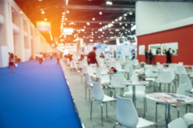 arka plan için insanlarla soyut bulanık olay