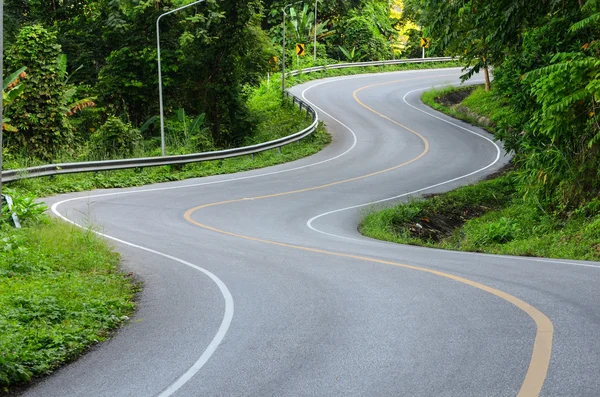 Eğri yol — Stok fotoğraf