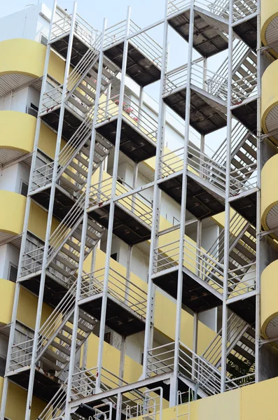 External fire escape staircase — Stock Photo, Image
