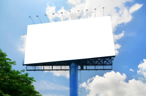 Blank billboard ready for advertisement — Stock Photo, Image