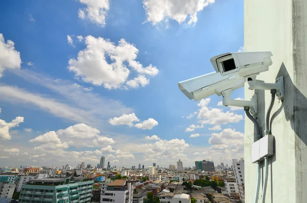 Telecamera di sicurezza di sorveglianza o CCTV — Foto Stock