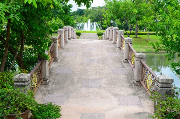 Piękny most w parku — Zdjęcie stockowe