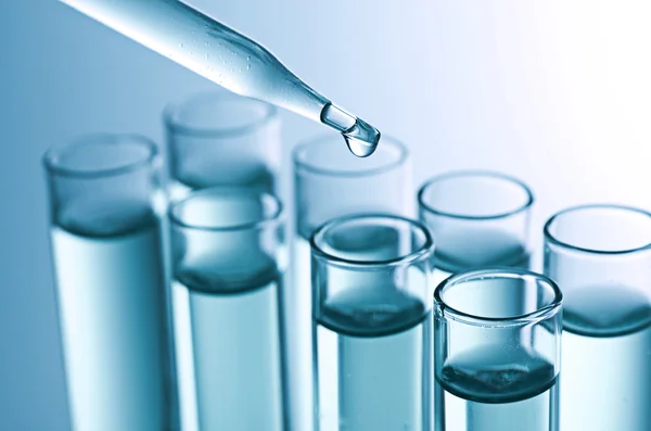 Laboratory test tubes — Stock Photo, Image