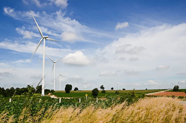 Wind turbine veld — Stockfoto